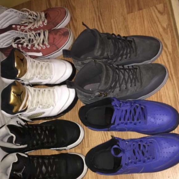 Wolf grey 12s 110$/ blue air Force ones low top 40 - Picture 1 of 1